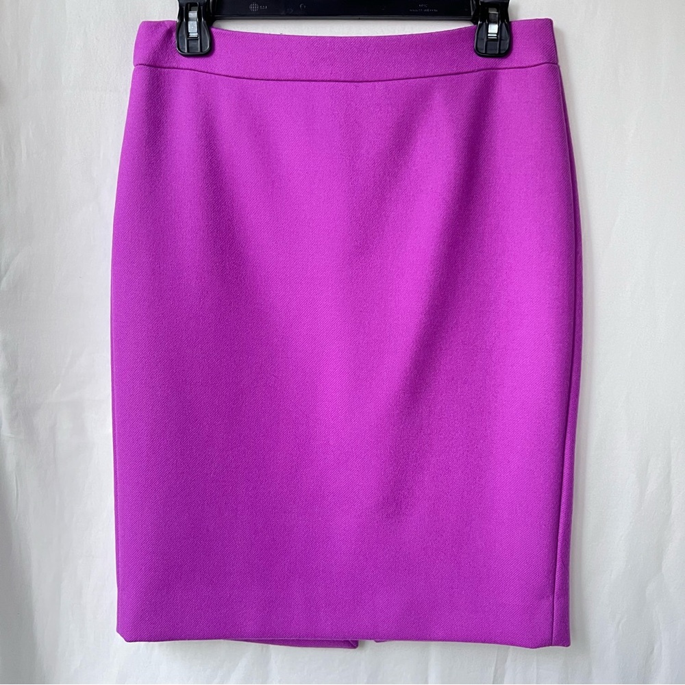 J. Crew Bright Magenta Pencil Skirt